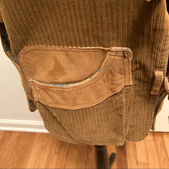 Vintage 70’s Browning Skeet/Trap Shooting Utility Field Vest Suede & Corduroy - Picture 11 of 12